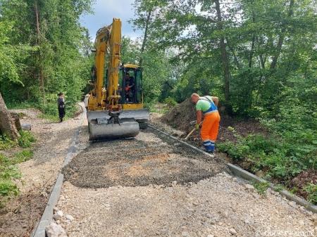 Izgradnja kolesarske povezave Kamnik–Godič (1)